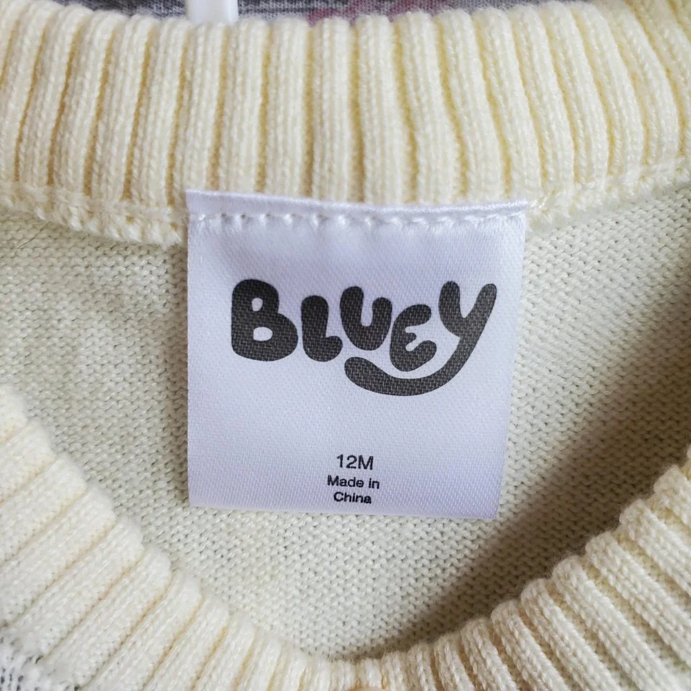 Bluey‎ Christmas 2pc Sweater & Pant Set Holiday Outfit 12M NWT